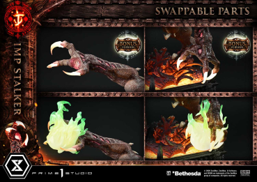 Preview: Prime 1 Studio DOOM: The Dark Ages - DOOM Imp Stalker (Bonus Version) 1/4 Statue